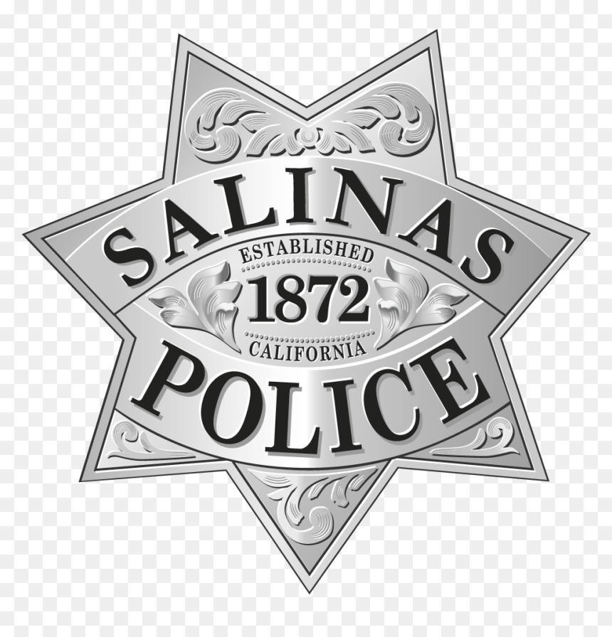 Salinas Police Department Badge - Emblem, HD Png Download - cop badge png