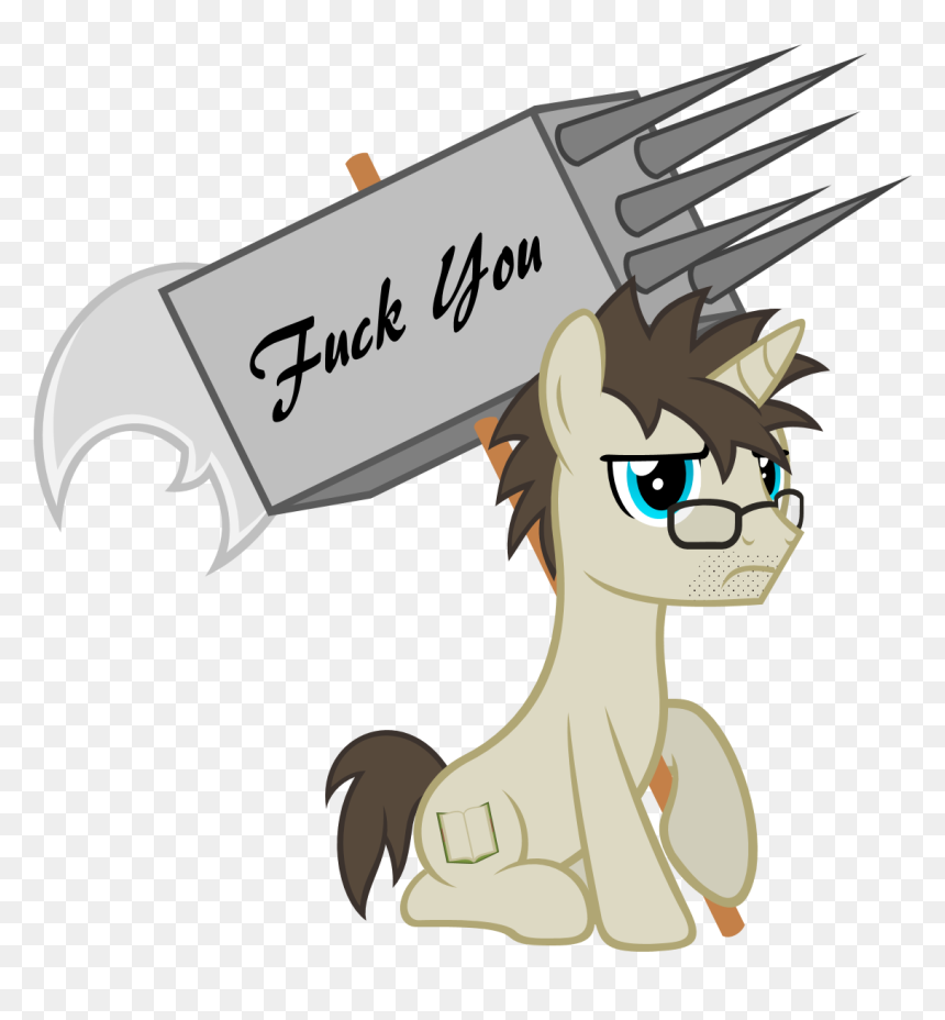 Zacatron94, Banhammer, Frown, Hammer, Looking At You, - Cartoon, HD Png Download - banhammer png