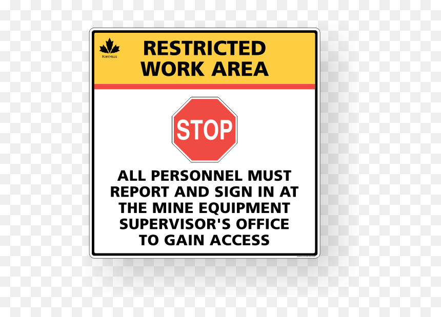 Stop Sign, HD Png Download - restricted png