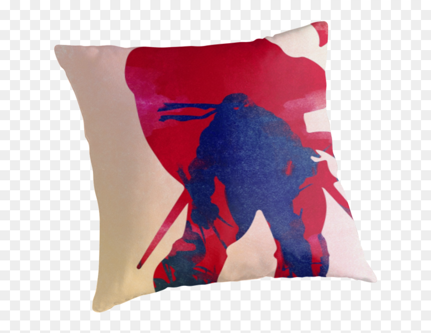 Ninja Turtle Silhouette Cameo - Cushion, HD Png Download - cameo png