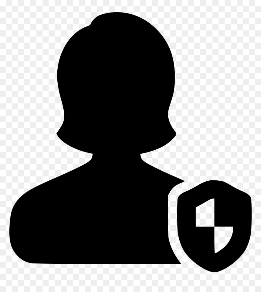 Female Shield - User Deactivate Account Icon, HD Png Download - red shield png
