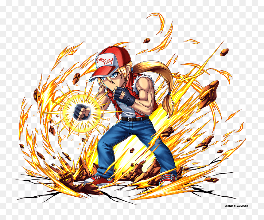 Brave Frontier King Of Fighters , Png Download - Terry Bogard Brave Frontier, Transparent Png - fighters png