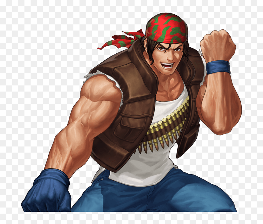 King Of Fighters Ralf Jones, HD Png Download - fighters png