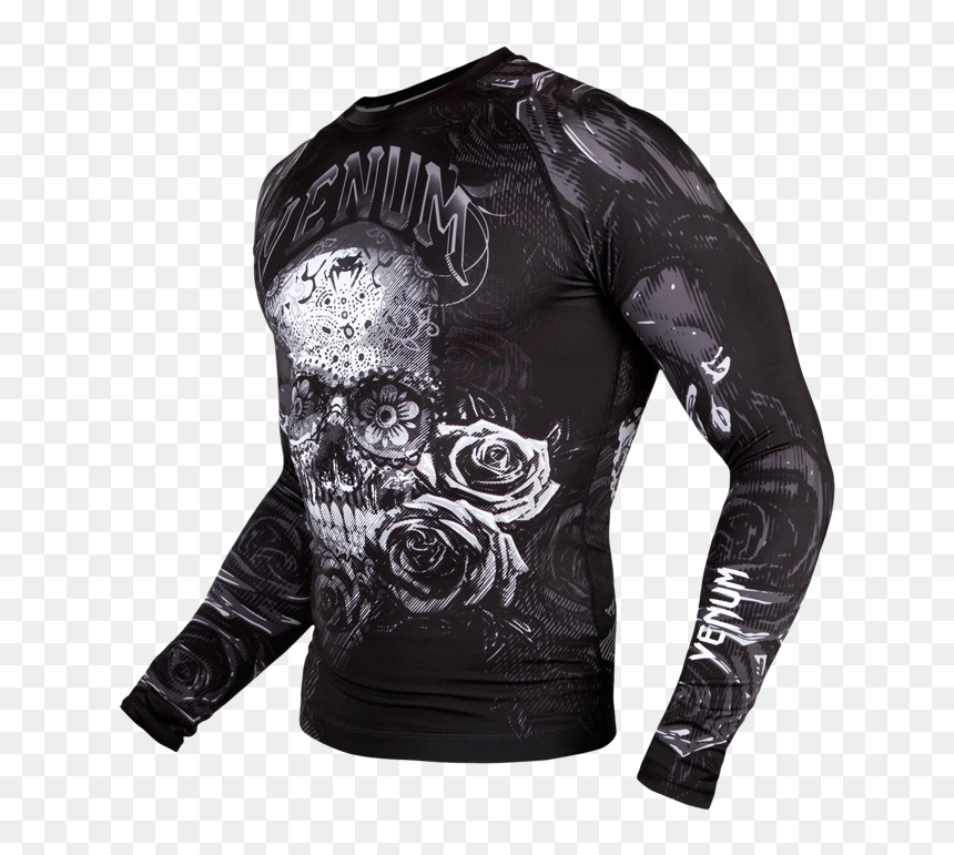 Рашгард Venum Santa Muerte - Rash Guard, HD Png Download - muerte png