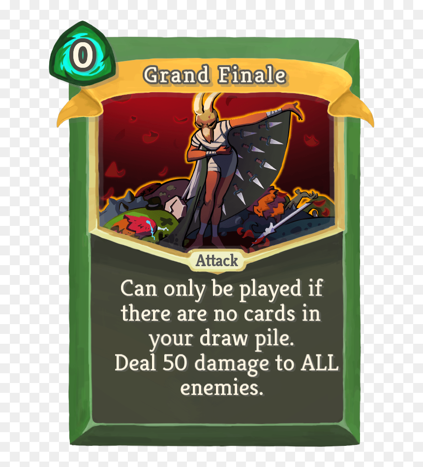 Slay The Spire Wiki - Silent Slay The Spire Grand Finale, HD Png Download - finale png