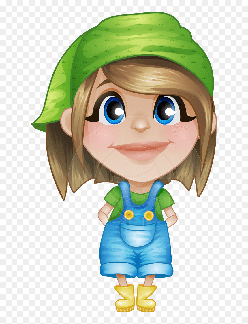 Farmer Character Cartoon Png - Farmer Woman Cartoon Png, Transparent Png - farming png