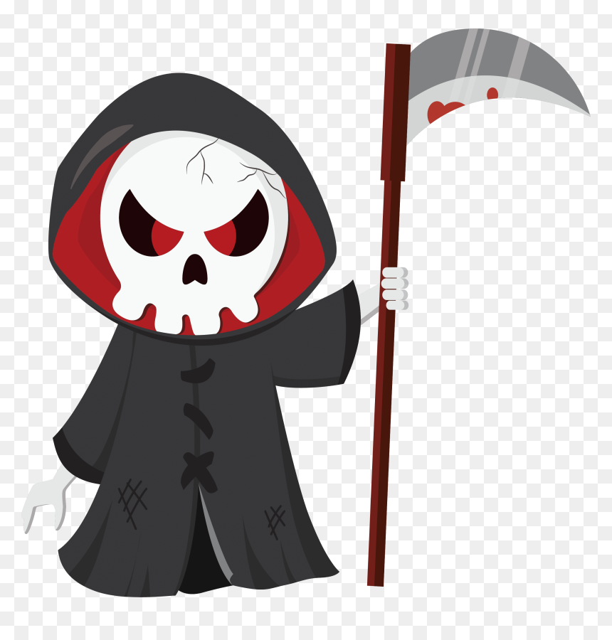 Death Cartoon Vector, HD Png Download - muerte png