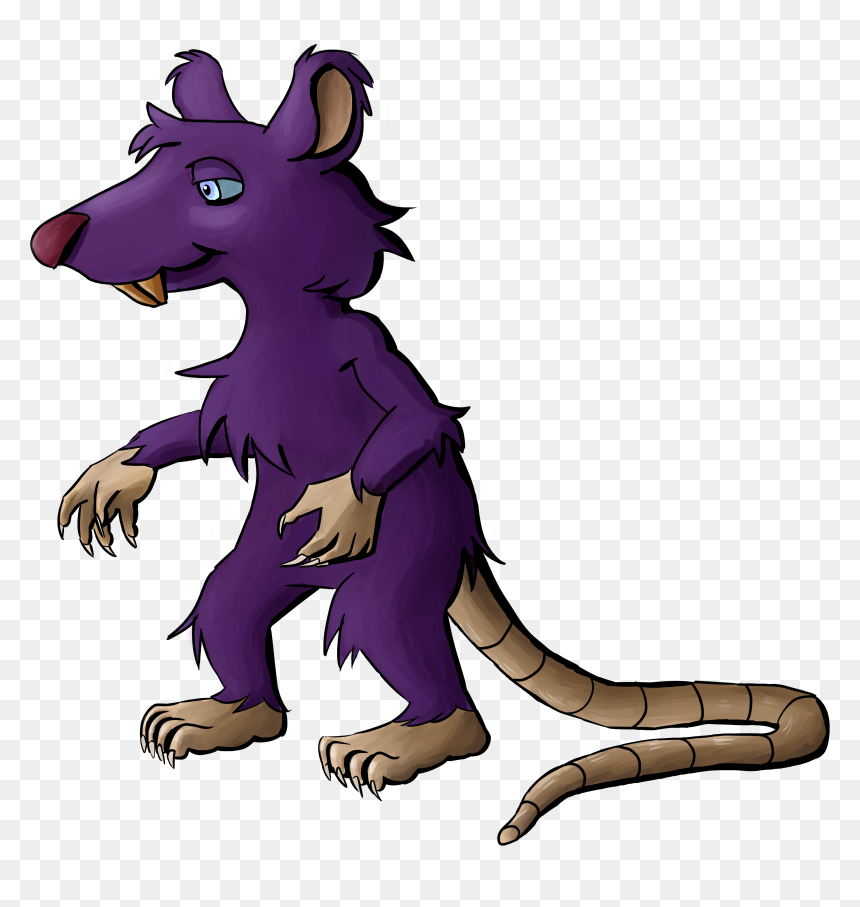 Theratman Finale - Purple Rat Transparent, HD Png Download - finale png