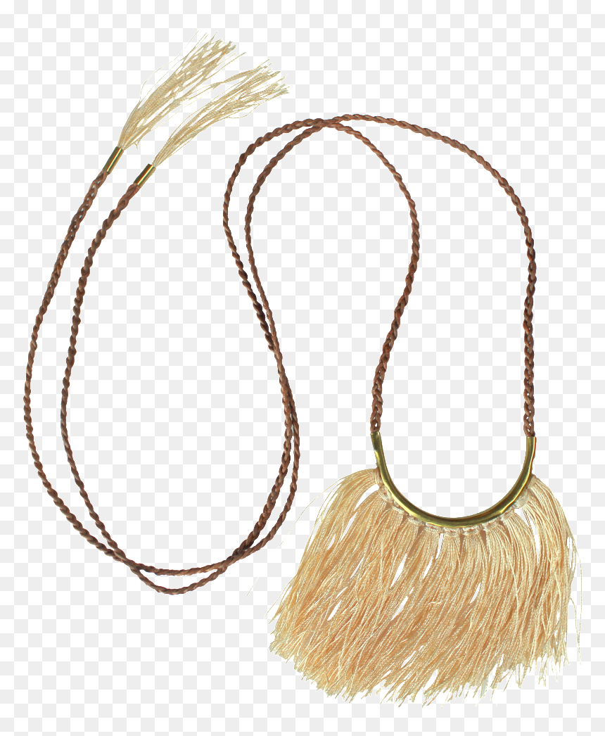 Fringe And Leather Necklace , Png Download - Sketch, Transparent Png - fringe png