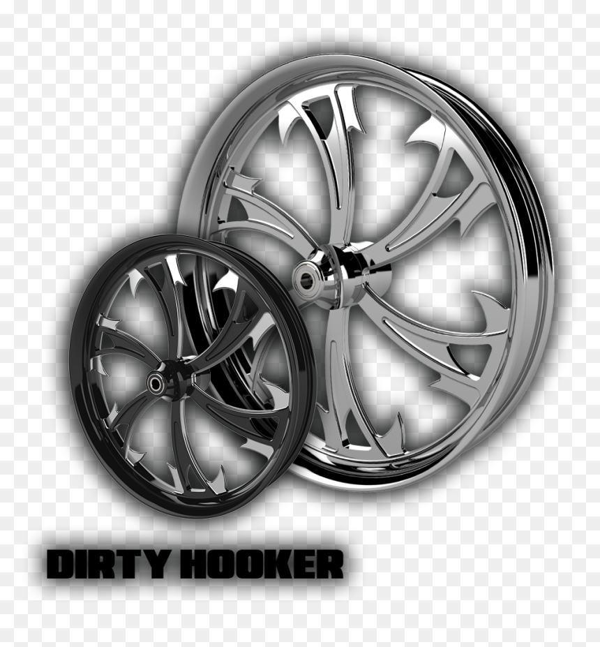 Dirty Hooker Custom Motorcycle Wheels - Rines Mamut Para Sportster, HD Png Download - hooker png