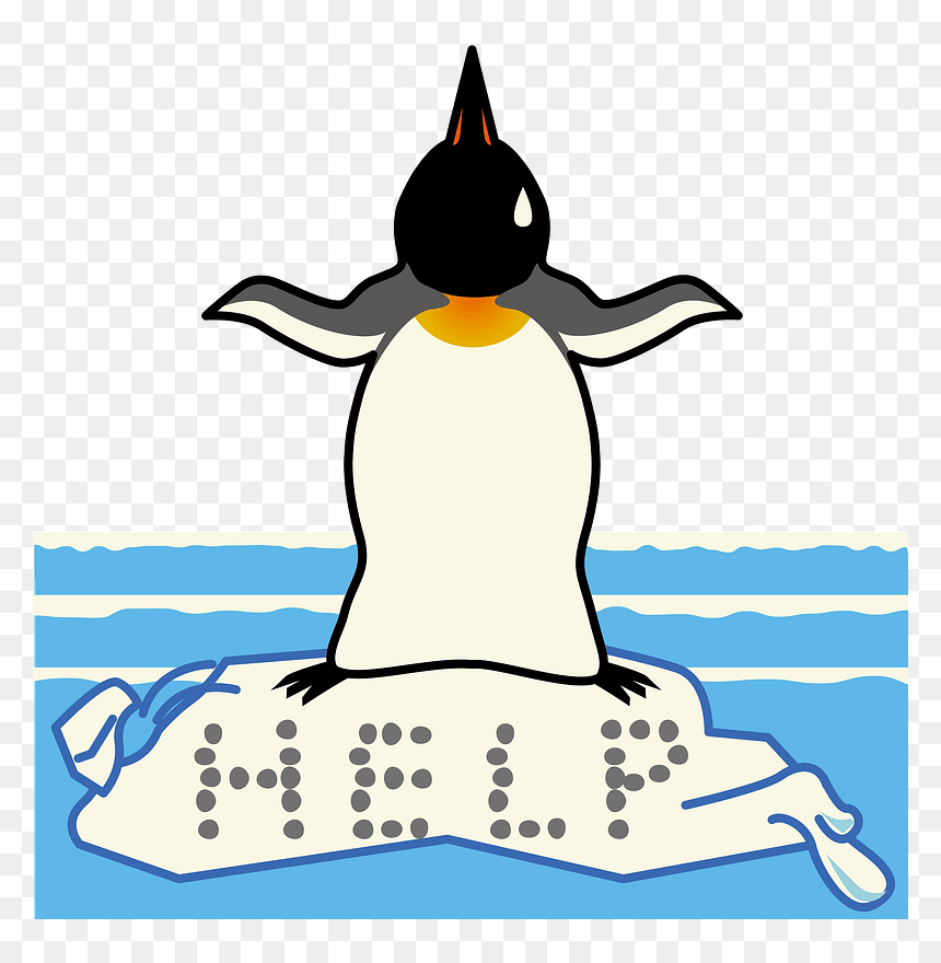 Global Warming Clipart - Adã©lie Penguin, HD Png Download - global warming png