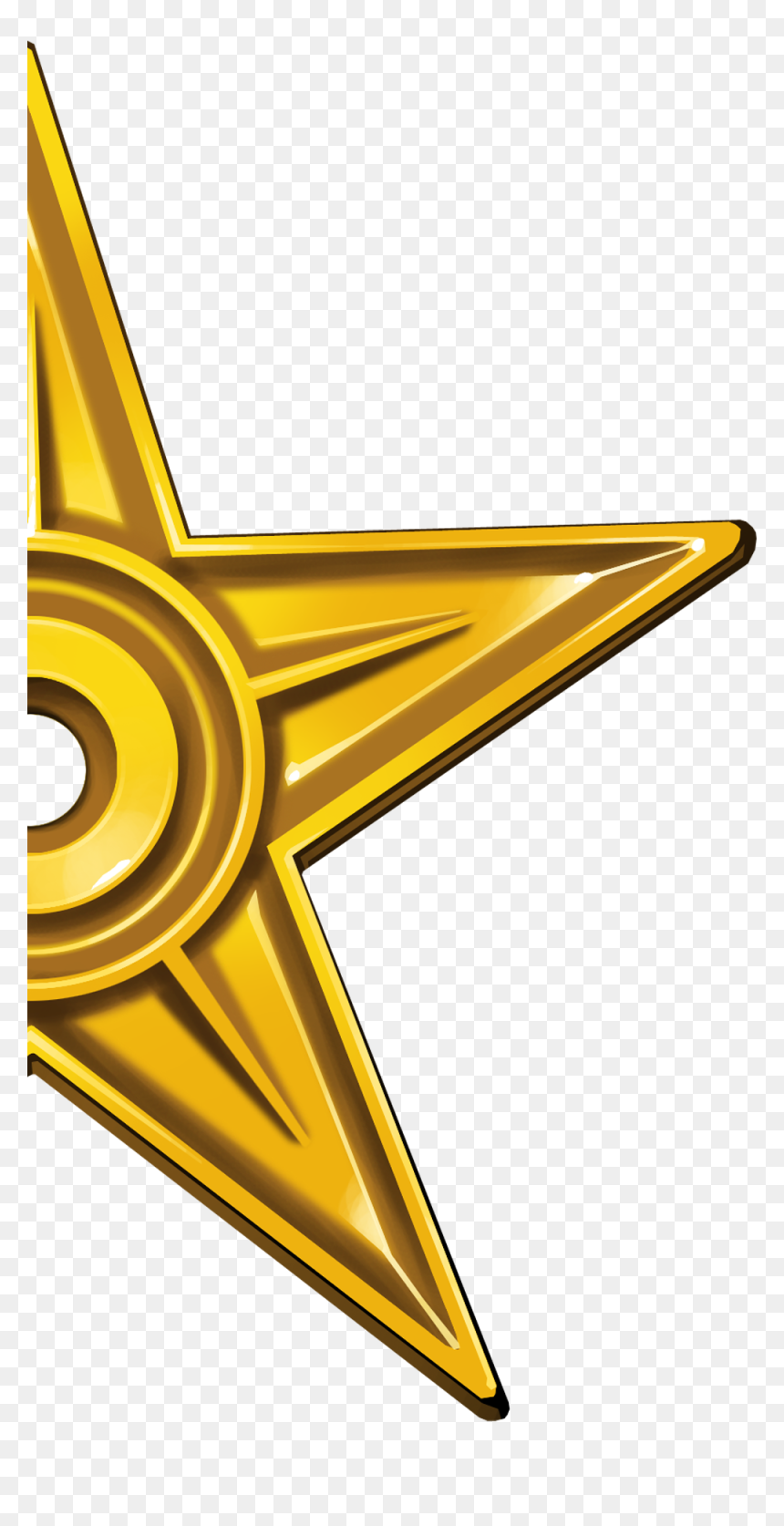 Starhalf Hires - Png File, Transparent Png - half star png