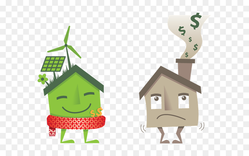 Imgbin Energy Audit Efficient Energy Use Renewable - House Cartoon Saving Energy, HD Png Download - global warming png