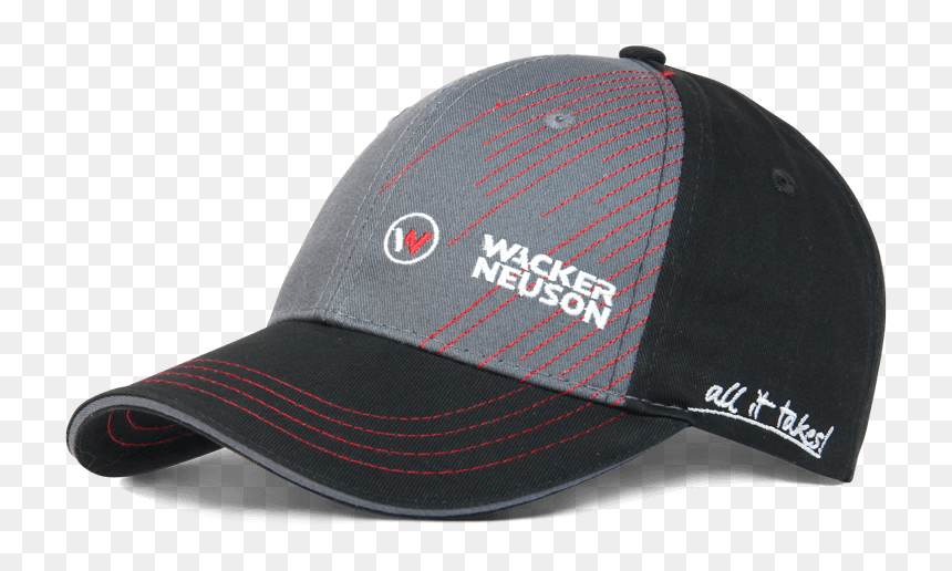 Baseballcap Black With Red Stripes , Png Download - Wacker, Transparent Png - red stripes png