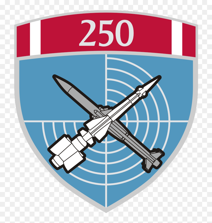 250 Raketna Brigada - Anti Aircraft Logo, HD Png Download - missiles png