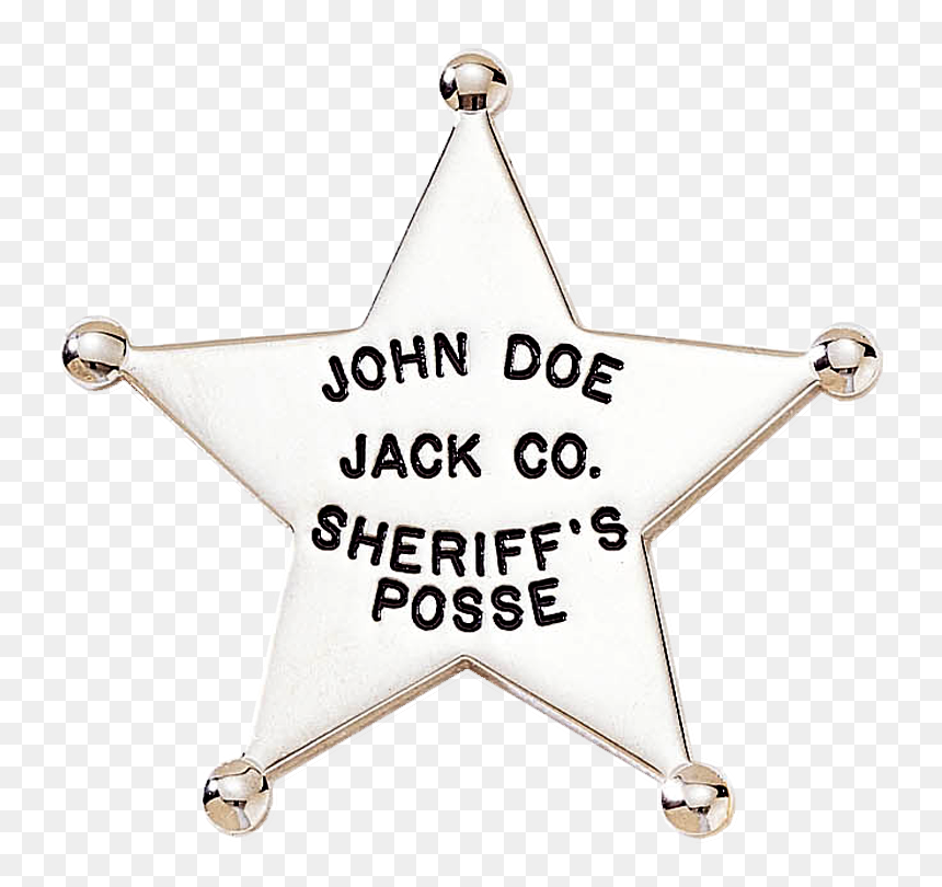 Five Point Star Badge With Half Ball Star Points - Emblem, HD Png Download - half star png