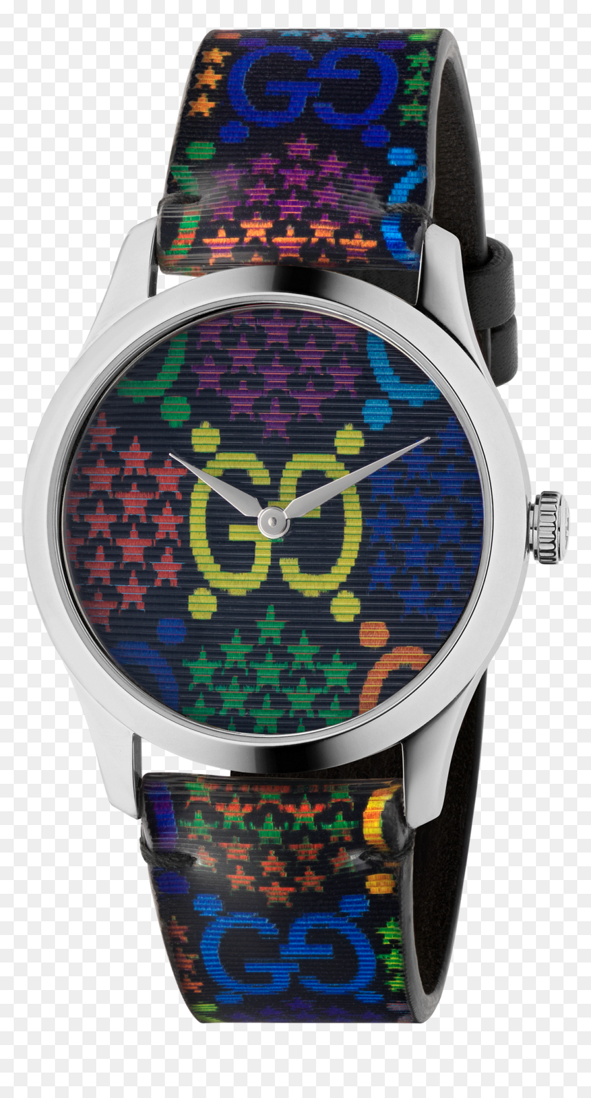 32 Gg Psychedelic G-timeless 38mm Watch - Gg Psychedelic G Timeless Watch, HD Png Download - gg png
