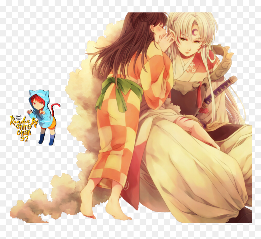 Rin And Sesshomaru - Sesshomaru And His Rin, HD Png Download - rin png