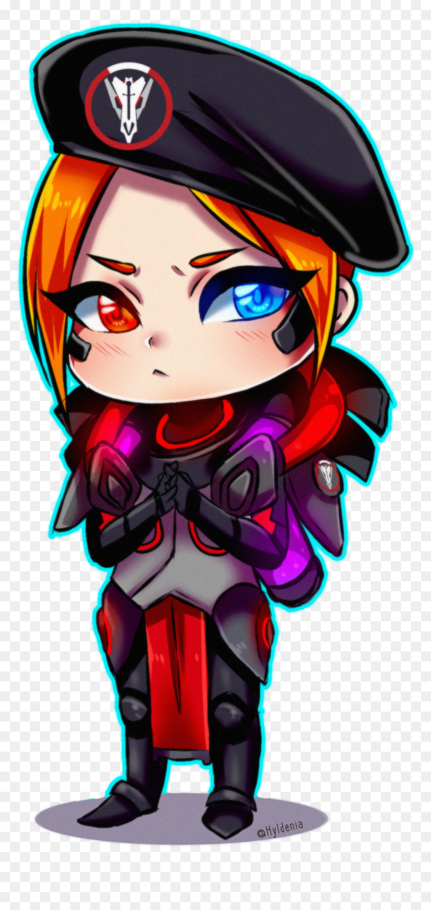 Blackwatch Moira Chibi , Png Download - Moira Overwatch Cute, Transparent Png - moira png