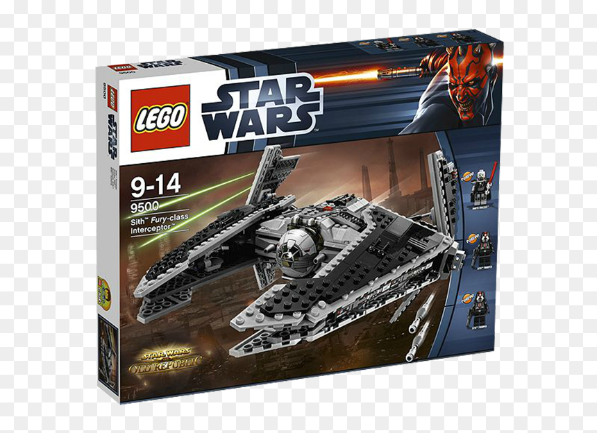 9500 Sith Fury-class Interceptor - Lego Sith Fury Class Interceptor, HD Png Download - tie interceptor png