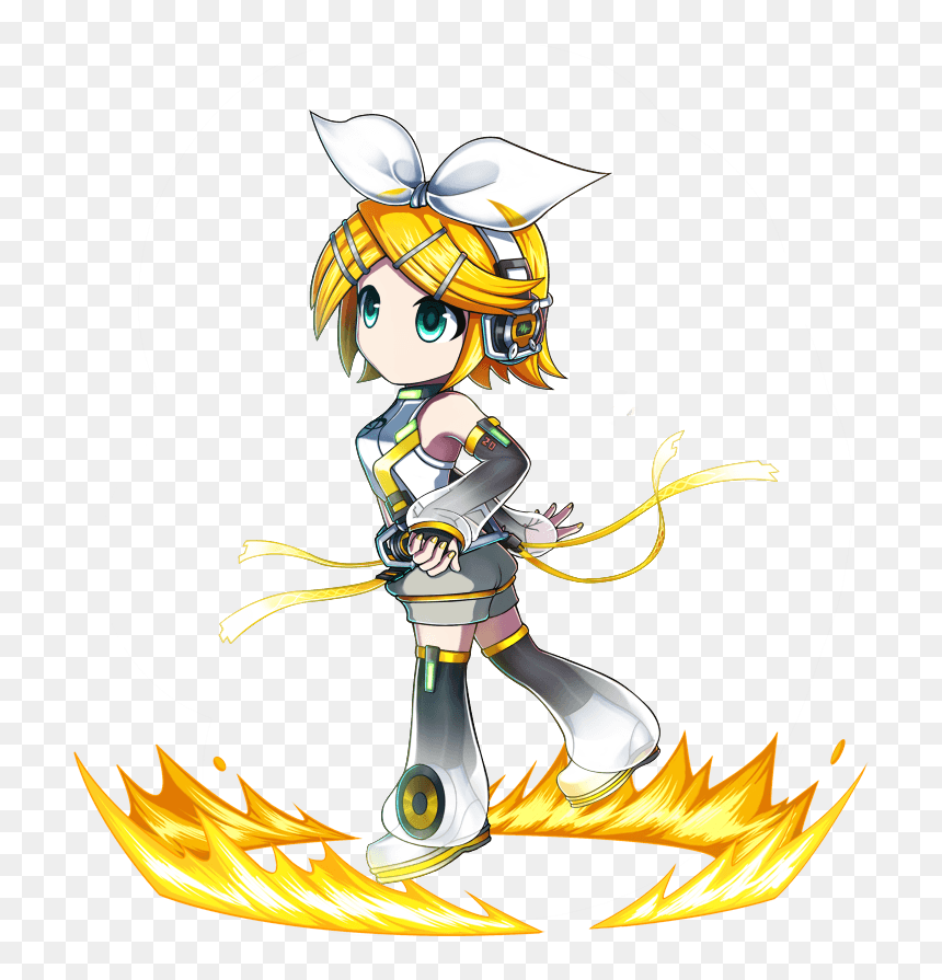 Unit Art - Cartoon - Hatsune Miku, HD Png Download - rin png