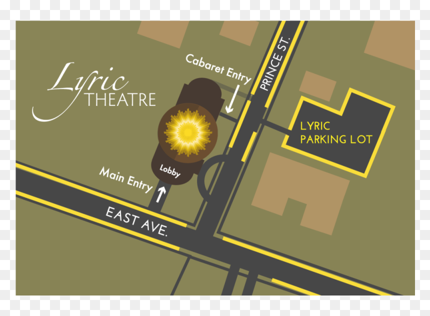 Parking Areas In Yellow, Click On Map To Enlarge - Graphic Design, HD Png Download - lyric png