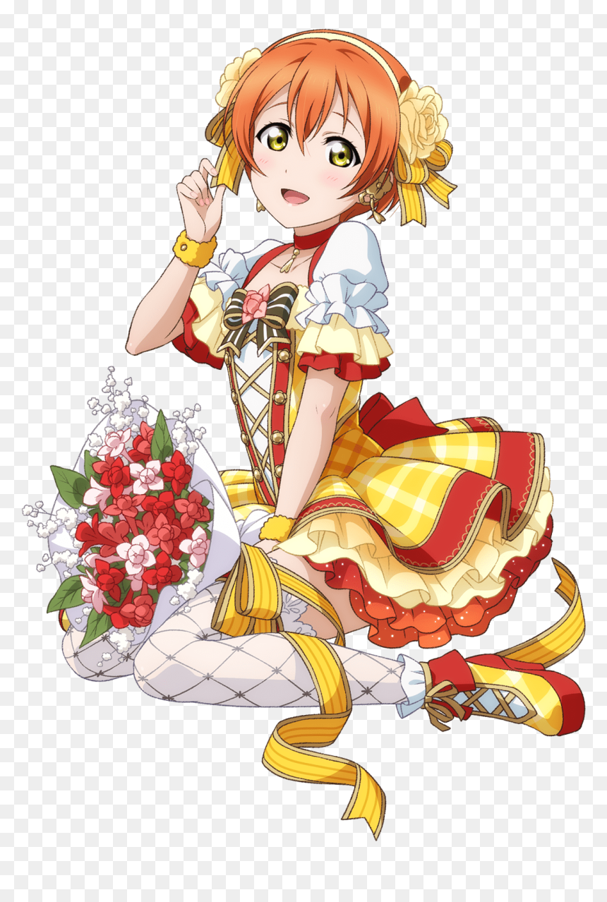 Love Live Rin Bouquet, HD Png Download - rin png