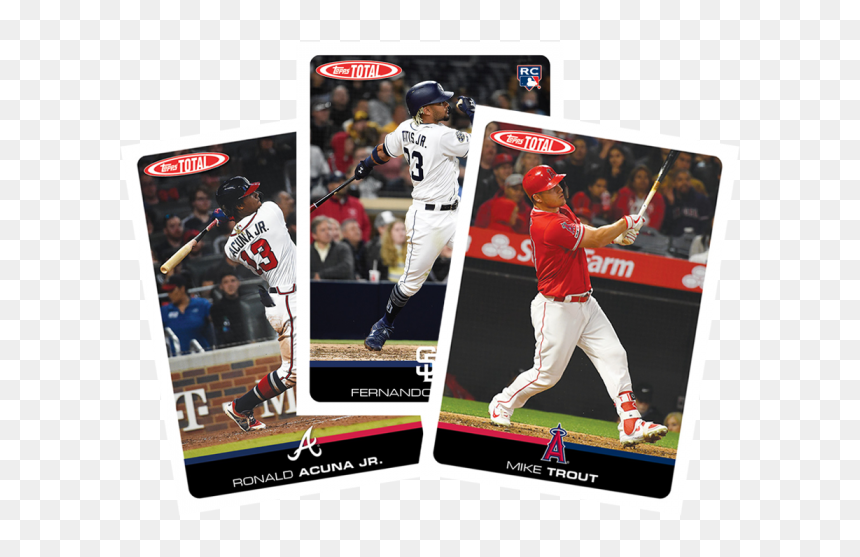 There Will Be Nine 100 Card Waves For This One With - 2019 Topps Total, HD Png Download - mike trout png