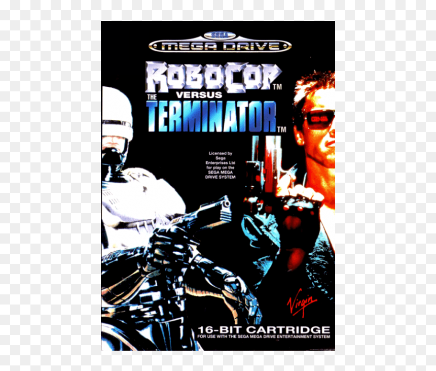 Robocop Versus The Terminator Sega, HD Png Download - the terminator png