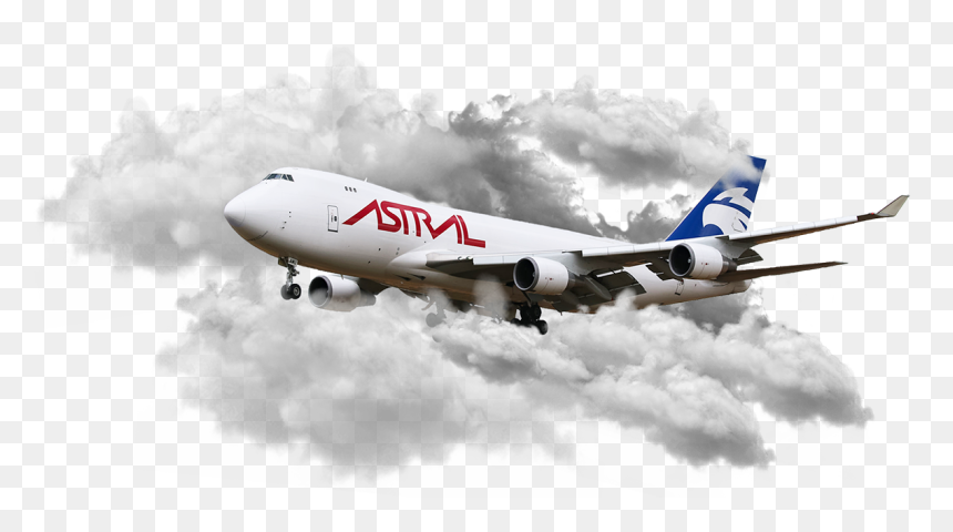 Boeing 747-400, HD Png Download - airliner png