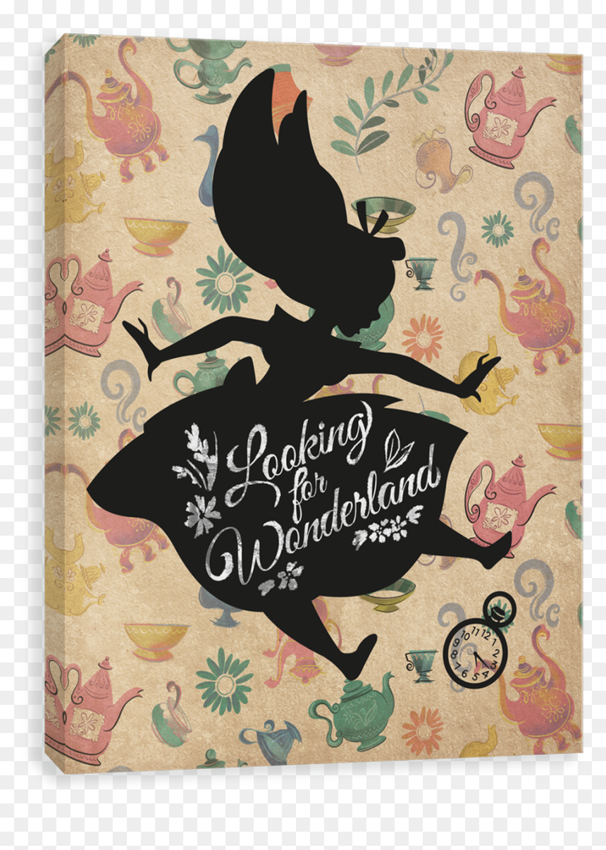 Alice In Wonderland Canvas Wall Art, HD Png Download - alice in wonderland mad hatter png