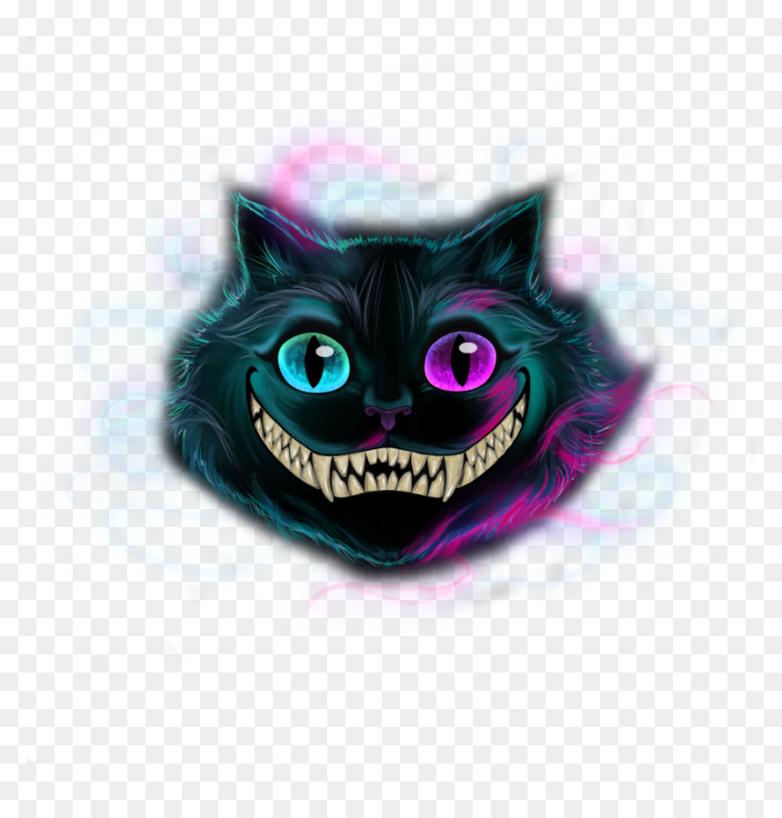 Cat Yawns, HD Png Download - alice in wonderland mad hatter png