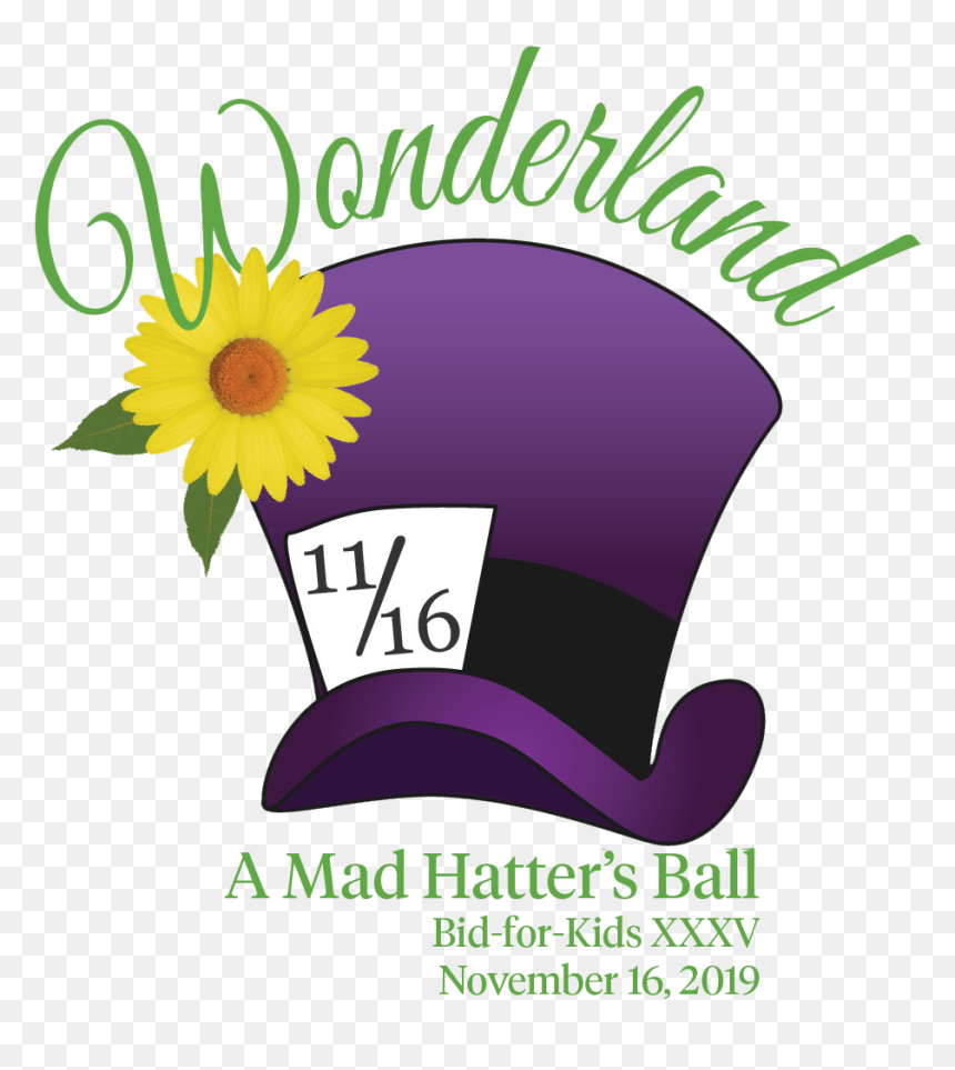 Sunflower, HD Png Download - alice in wonderland mad hatter png