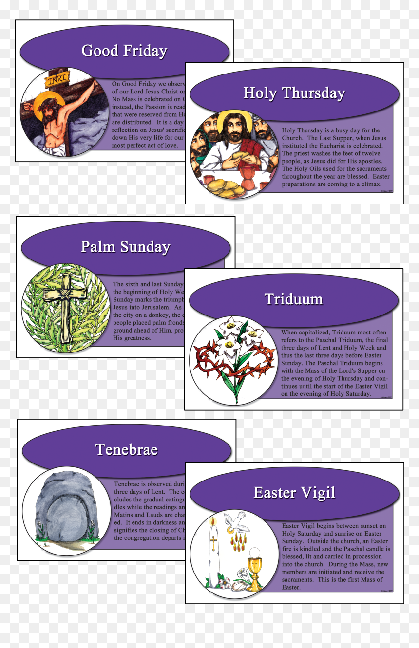 Holy Week Poster, HD Png Download - palm sunday png