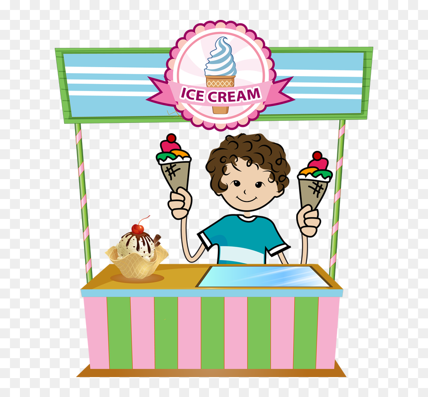 Ice Cream Parlour Clipart, HD Png Download - lemonade clipart png