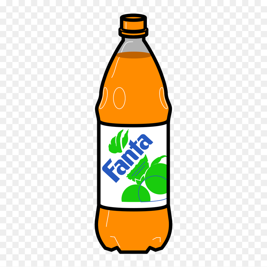 Fanta Clipart Black And White, HD Png Download - lemonade clipart png