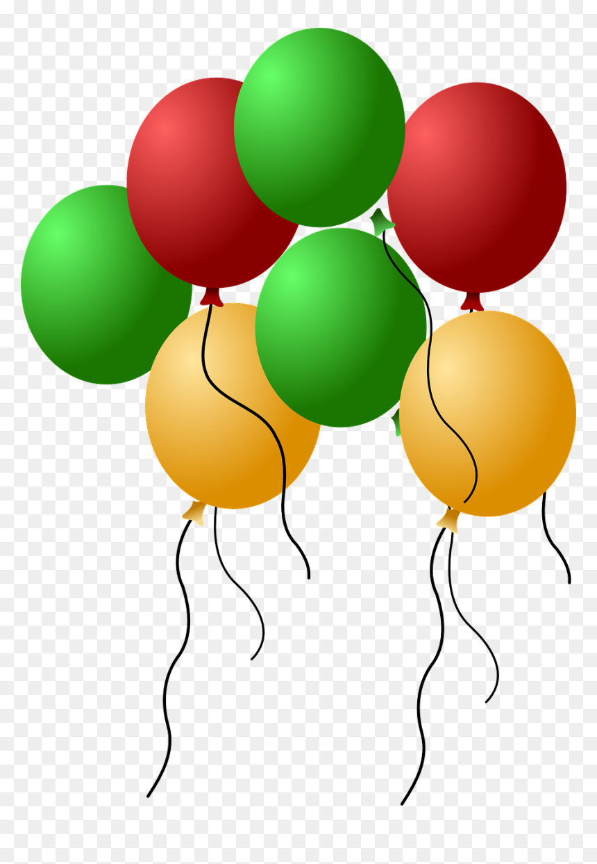 Happy Birthday My Cutie Pie, HD Png Download - orange balloons png