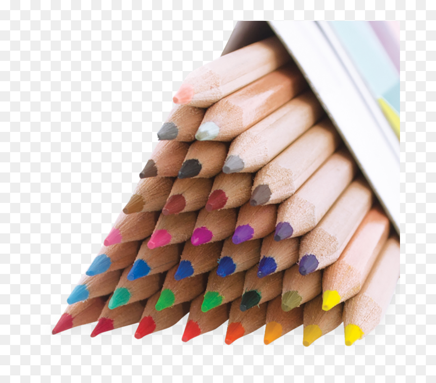 Colored Pencils, HD Png Download - color pencil png