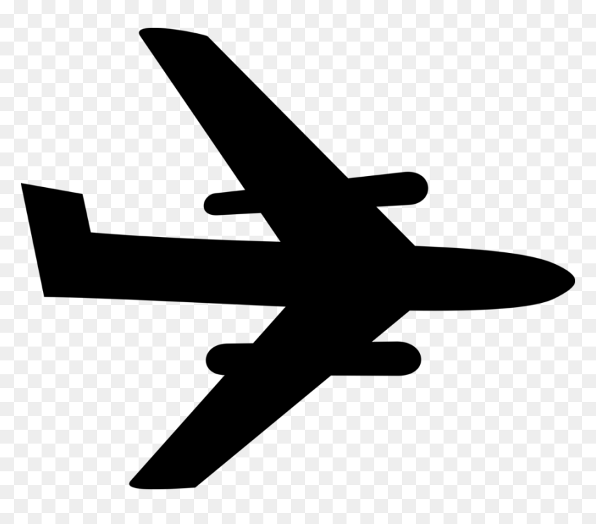 Airplane Simple, HD Png Download - airliner png