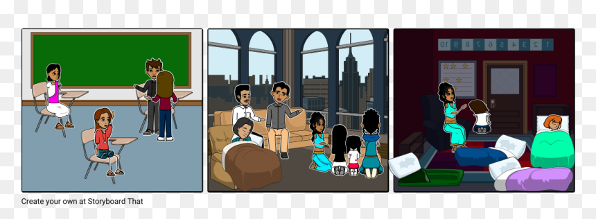 Cartoon, HD Png Download - hispanic family png