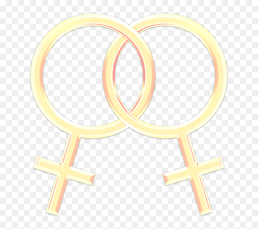 Wedding Bride And Groom Logo, HD Png Download - lesbian symbol png