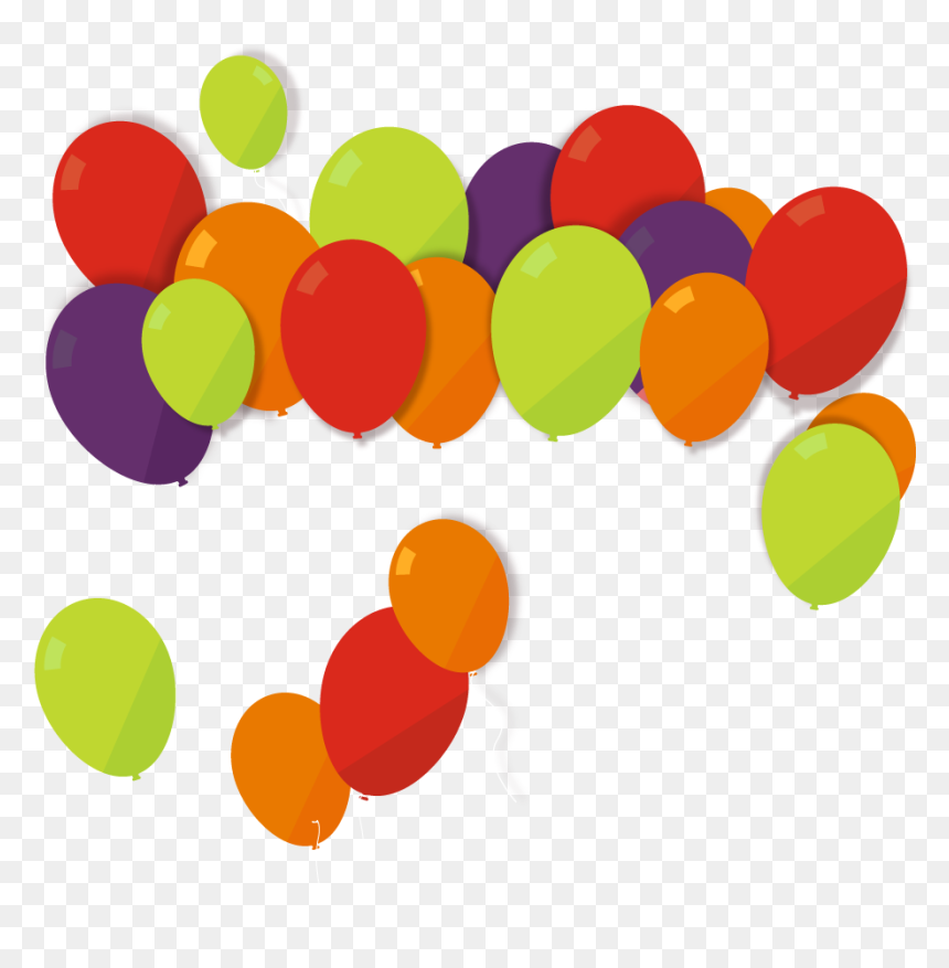 Circle, HD Png Download - orange balloons png