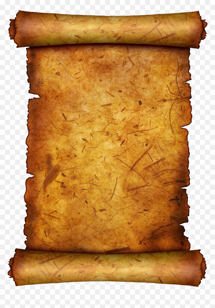 Old Paper Png, Transparent Png - parchment scroll png