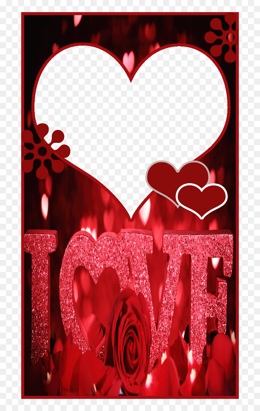 Happy Valentine Day Shayari, HD Png Download - love frame png