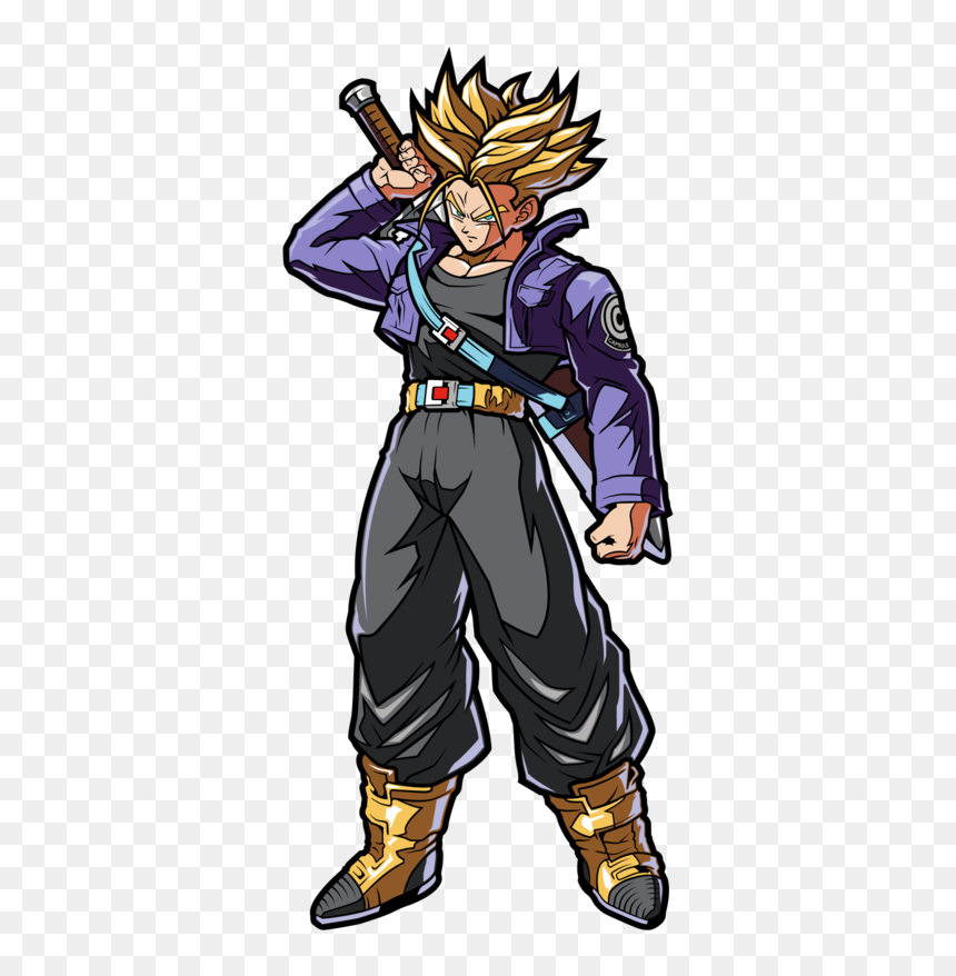 Super Saiyan Trunks Figpin, HD Png Download - yoshimitsu png