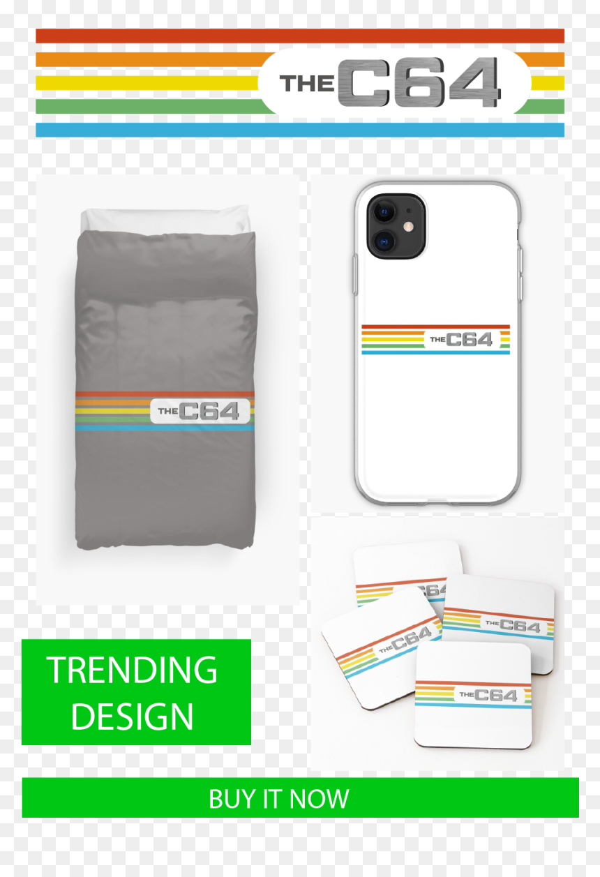 Mobile Phone Case, HD Png Download - commodore 64 png