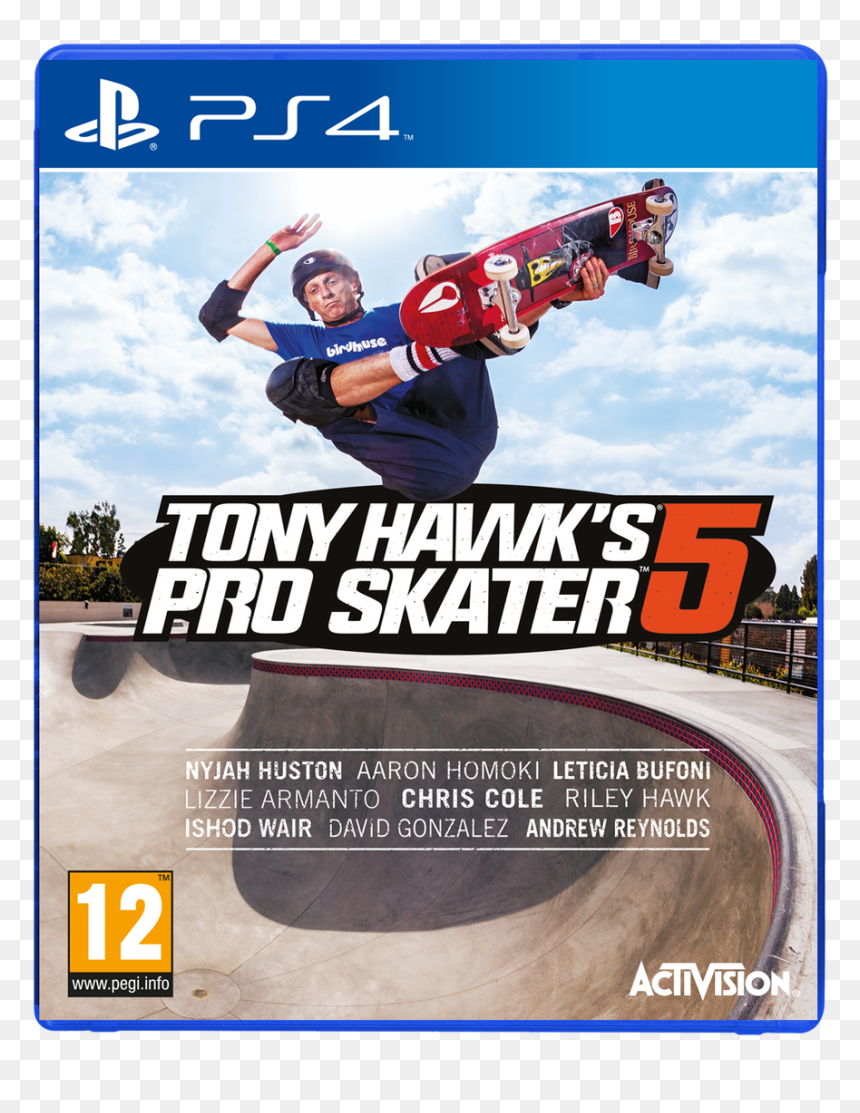 Ps4 Skater Game, HD Png Download - tony hawk png