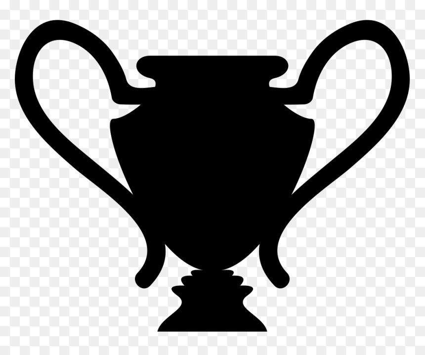 Trophy Black Silhouette Comments - Trofeo Blanco Y Negro, HD Png Download - trofeo png