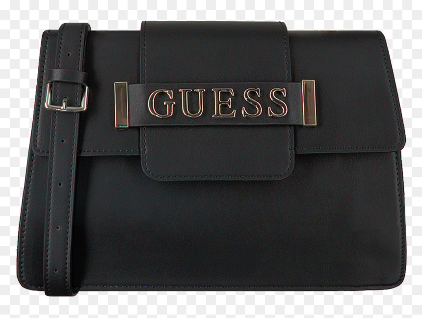 Black Guess Shoulder Bag Kerrigan Top Handle Flap - Wallet, HD Png Download - kerrigan png