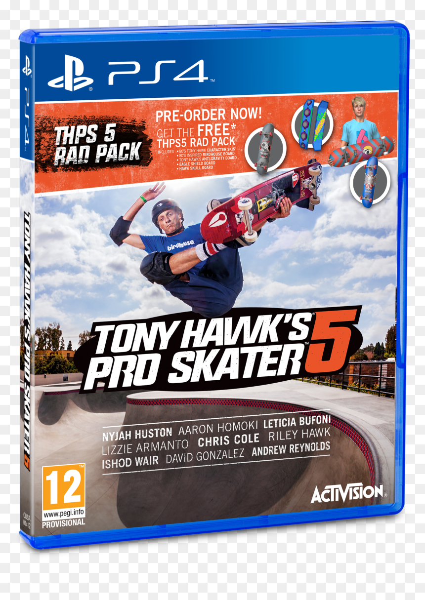 Tony Hawk Pro Skater 5, HD Png Download - tony hawk png
